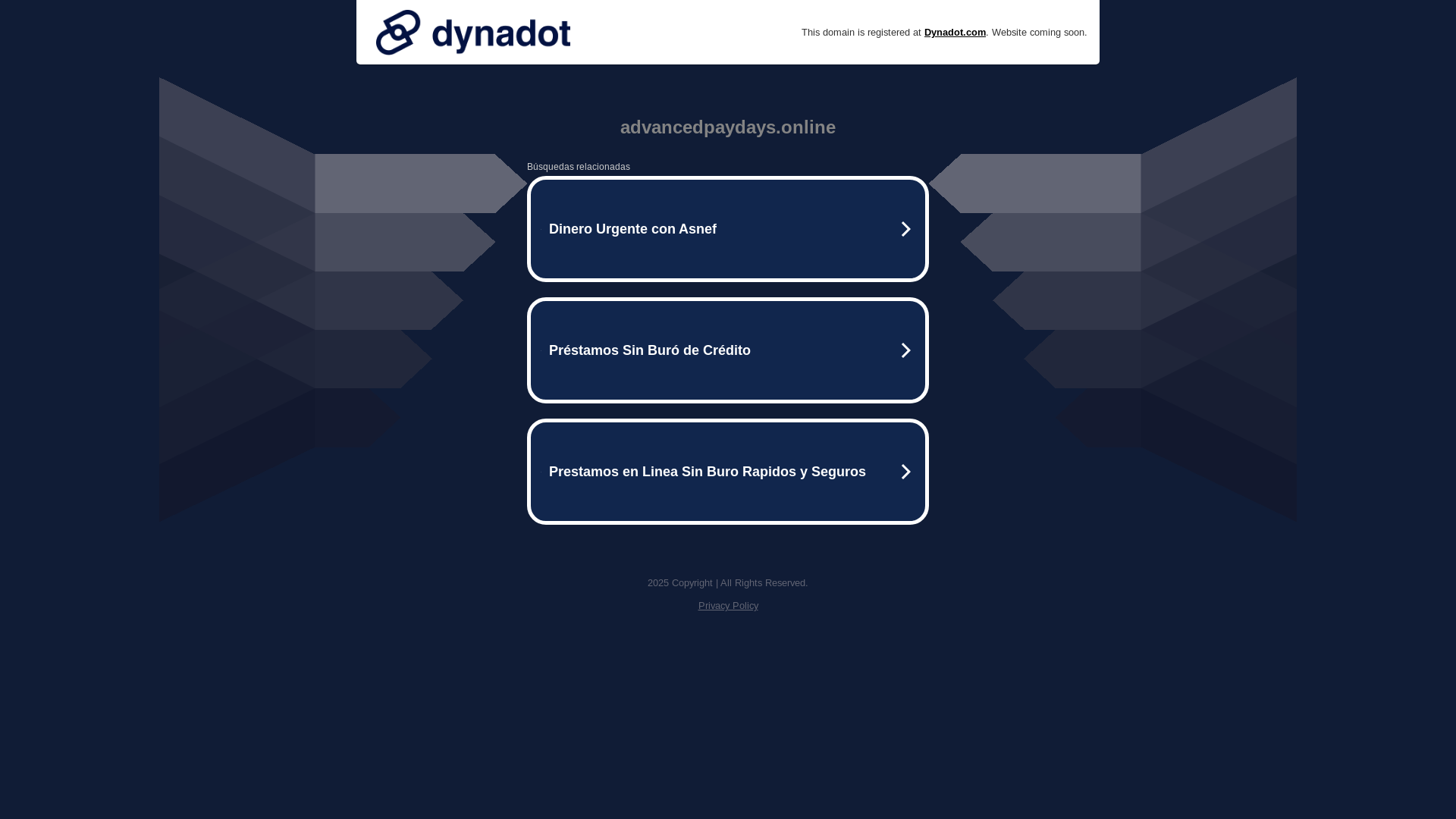 website screenshot of https://advancedpaydays.online/