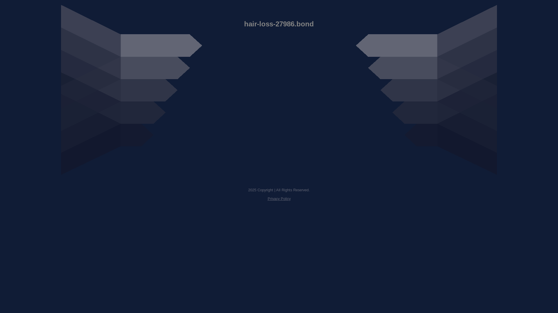 website screenshot of https://hair-loss-27986.bond/