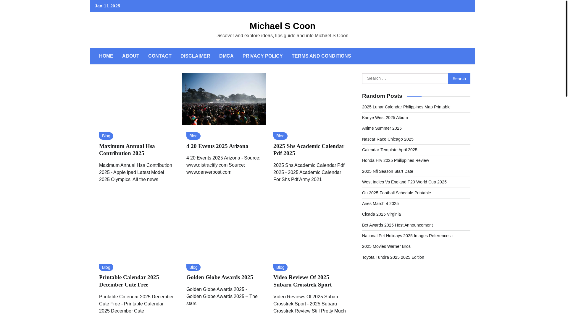 website screenshot of https://michaelscoonl.pages.dev/