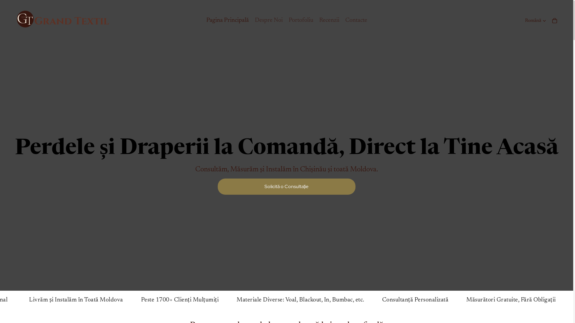 website screenshot of https://grandtextil.md/