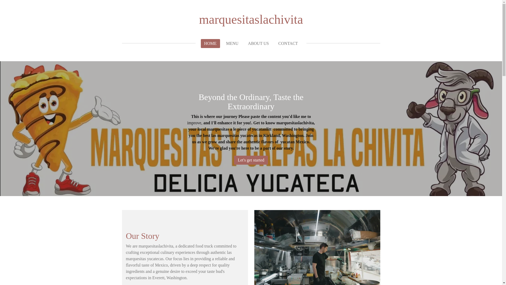 website screenshot of https://marquesitaslachivita.net/