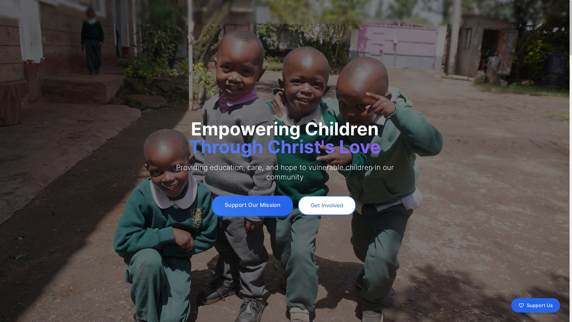website screenshot of https://overcomersnairobi.com/