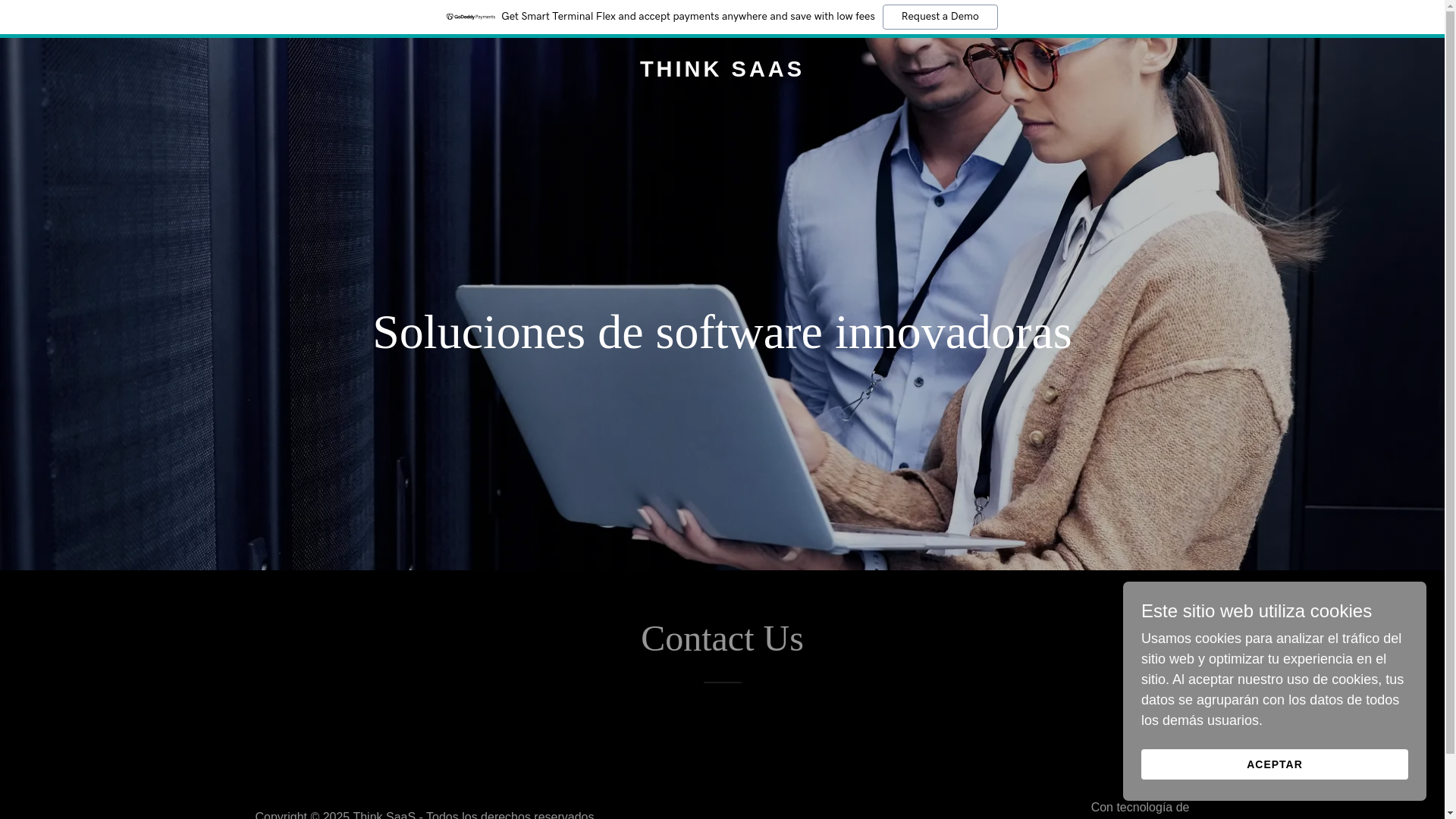 website screenshot of https://thinkerp.com.mx/