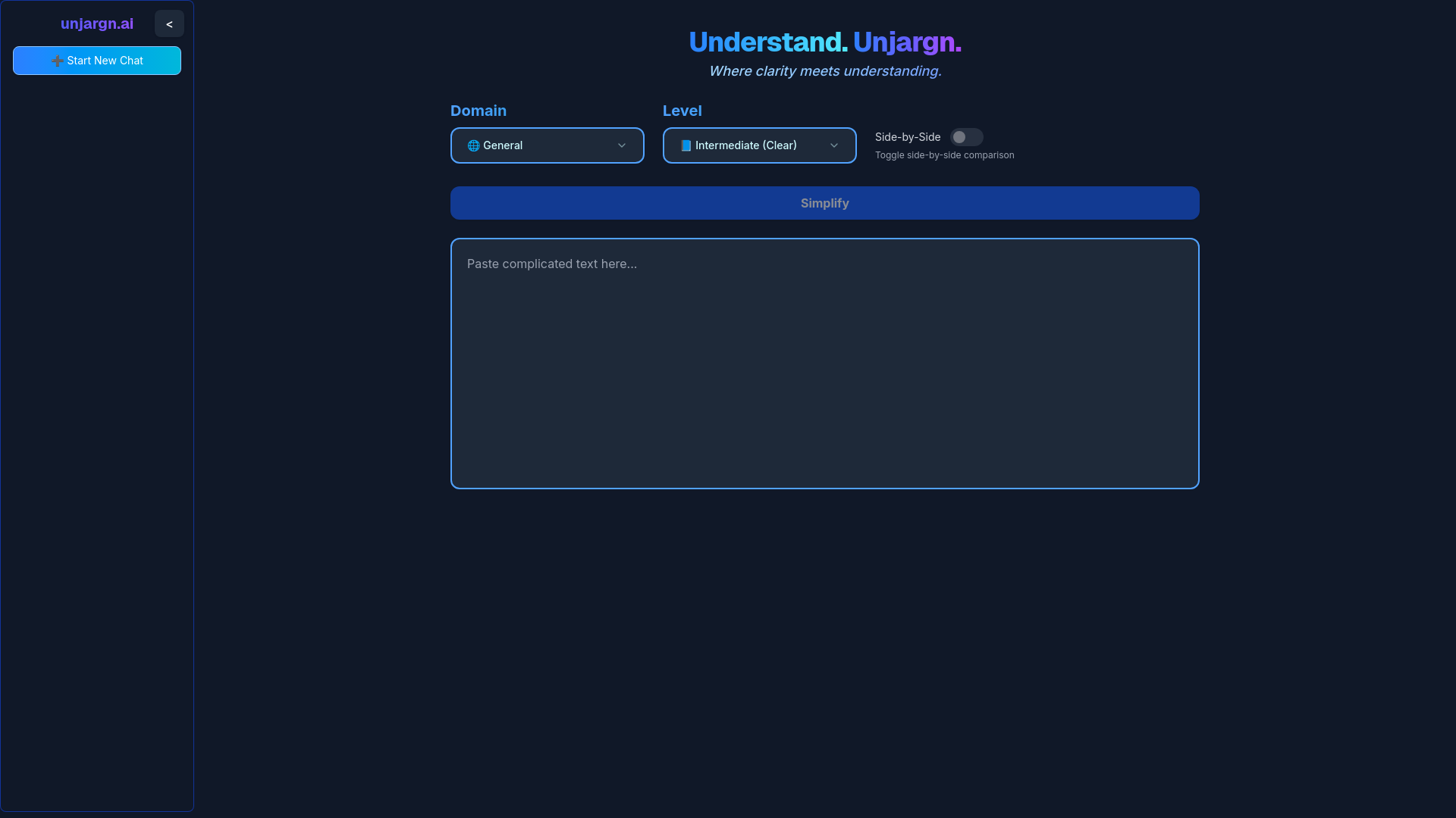 website screenshot of https://unjargn.site/