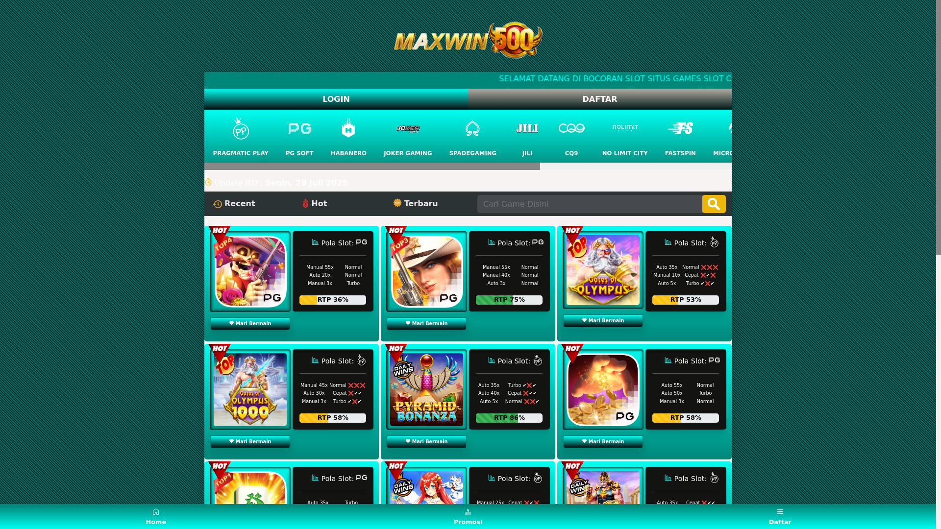 website screenshot of https://rtpcentong168.pages.dev/