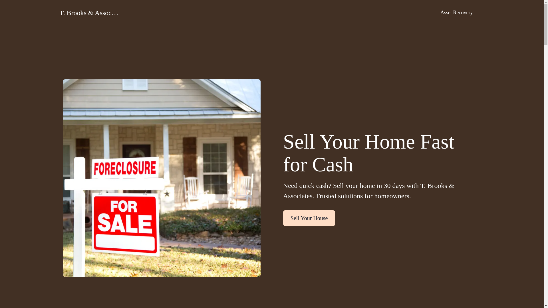 website screenshot of https://tbrooksassociates.net/