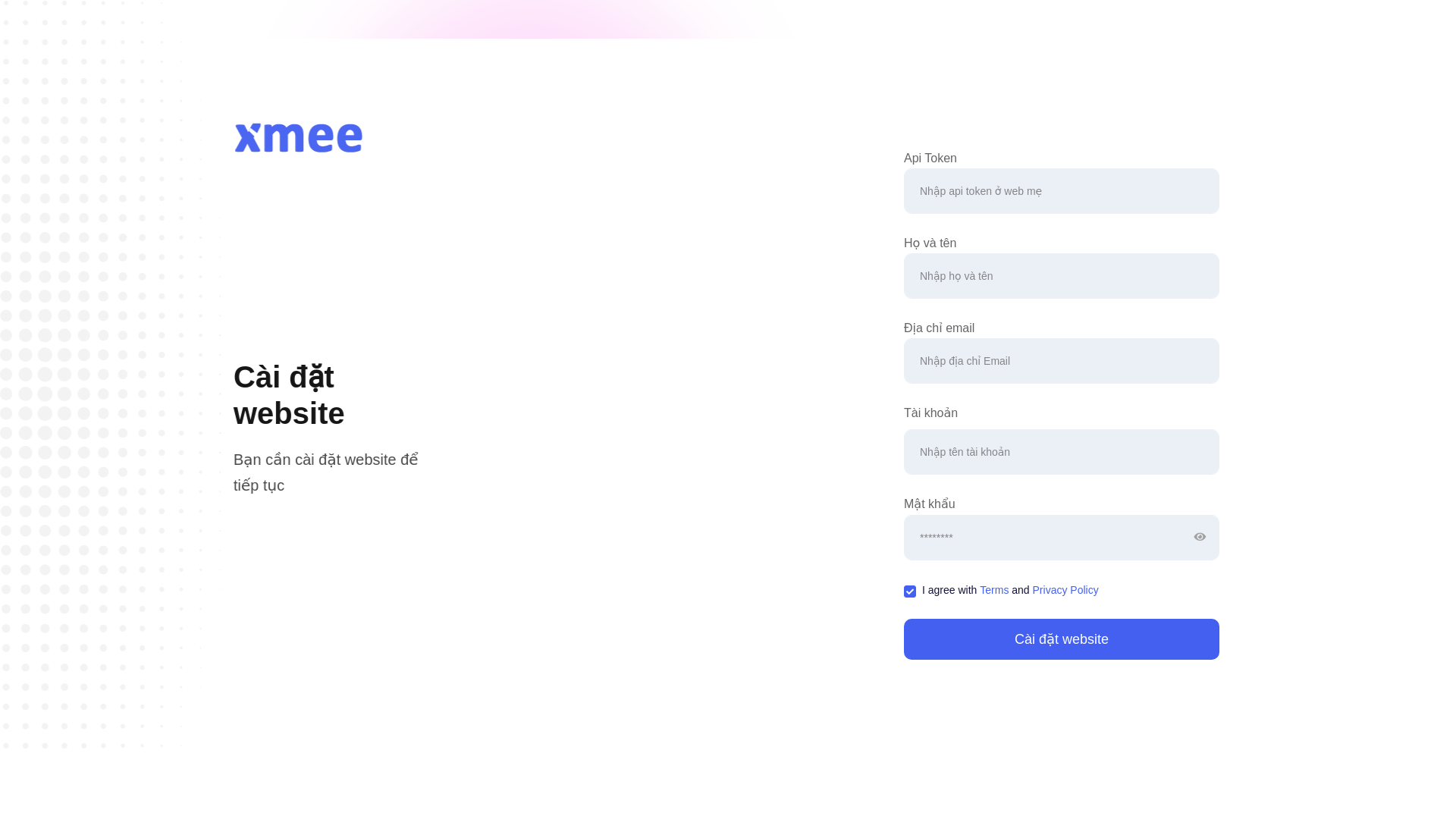 website screenshot of https://subvip24h.fun