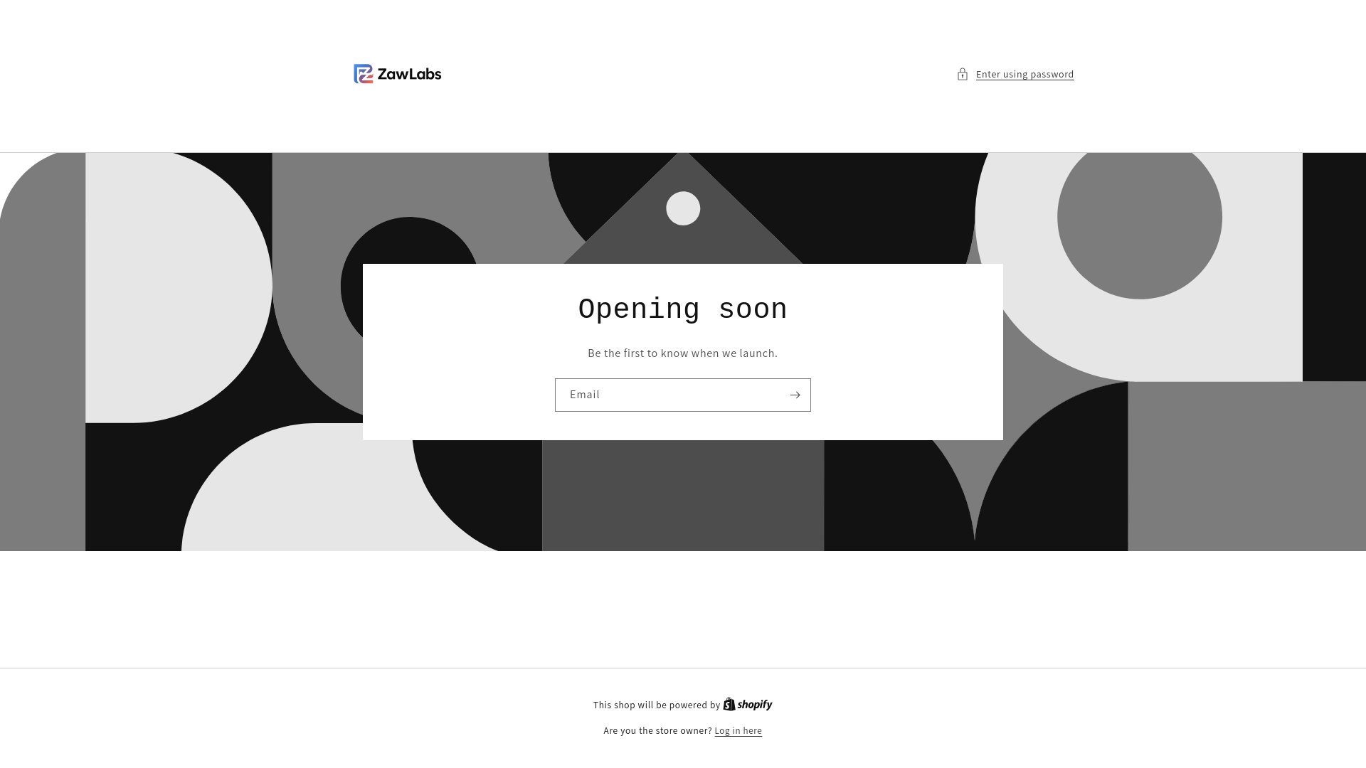 website screenshot of https://zawlabs.us/