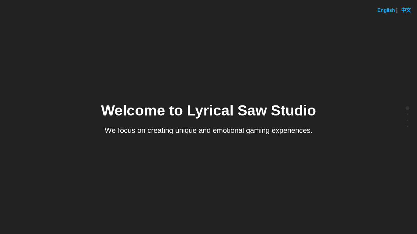 website screenshot of https://lyrical-saw-website.pages.dev/