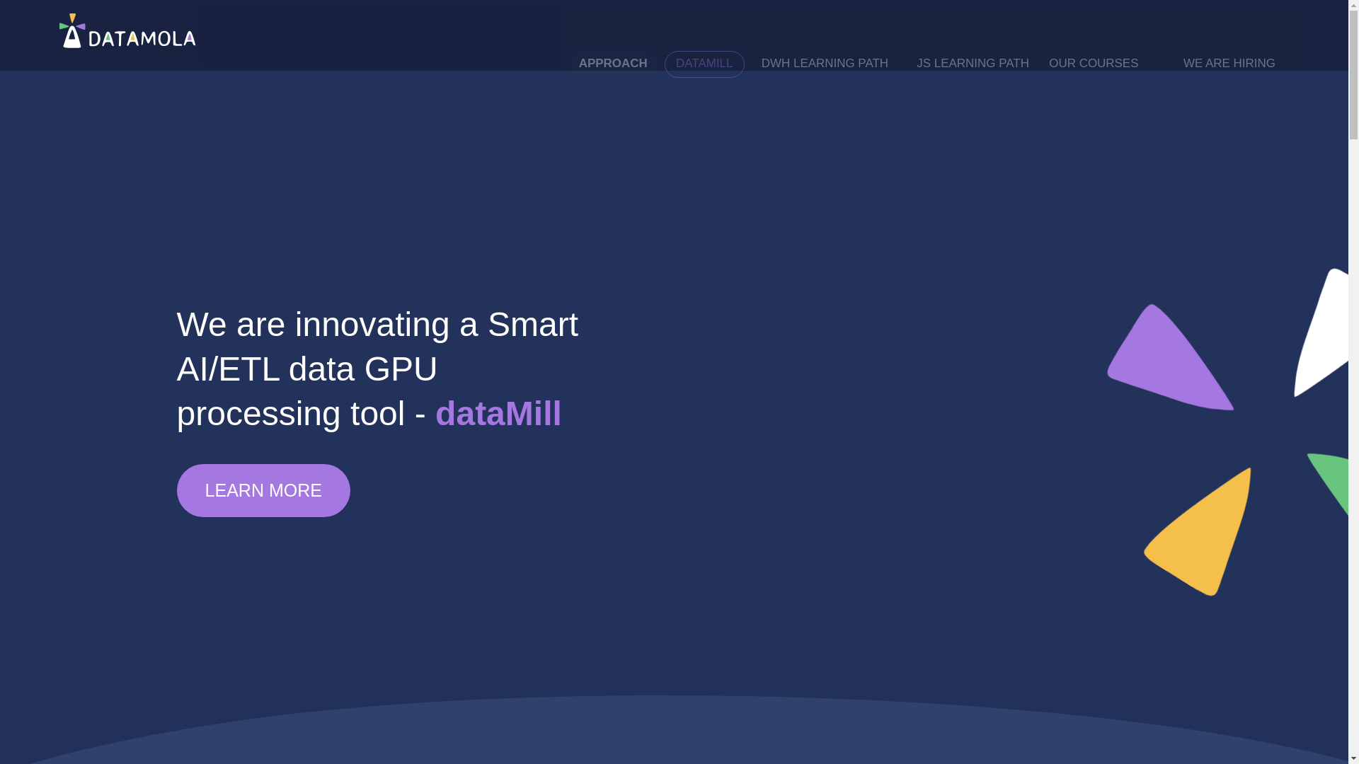 website screenshot of https://datamola-com.pages.dev/