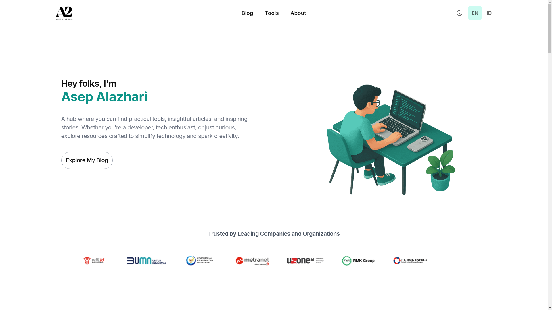 website screenshot of https://asepalazhari-com-astro.pages.dev/