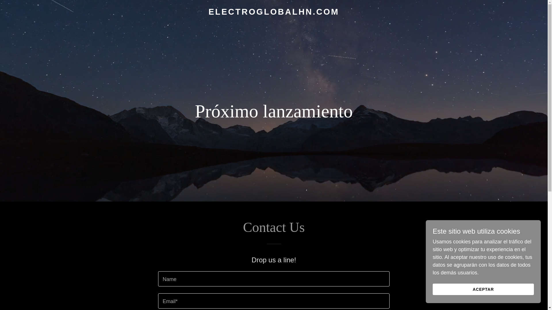 website screenshot of https://electroglobalhn.com/