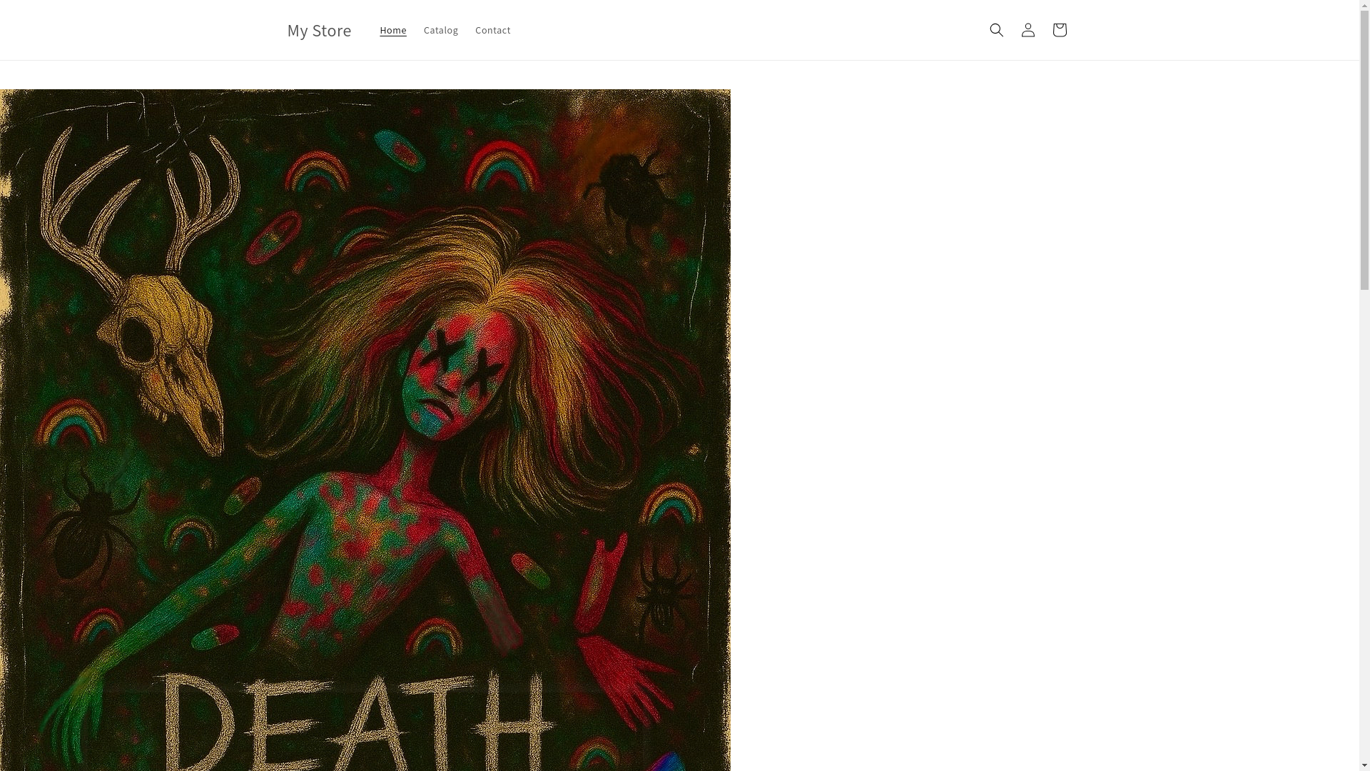 website screenshot of https://deathanddopamine.com/