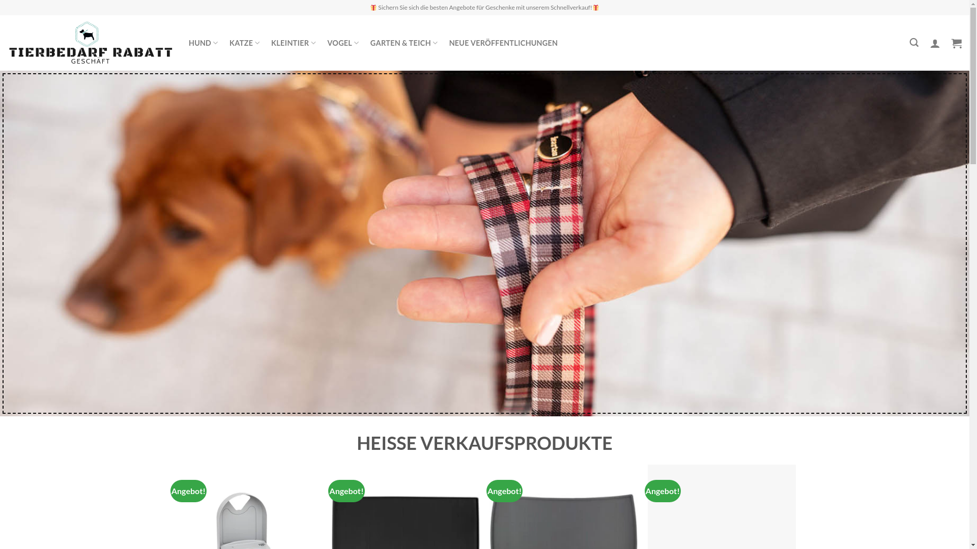 website screenshot of https://haustierbedarfonline.com/