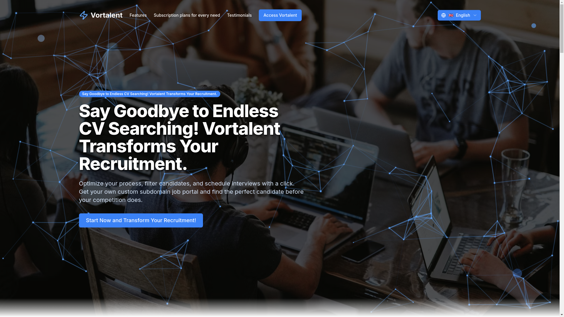 website screenshot of https://talentify-landing.pages.dev/