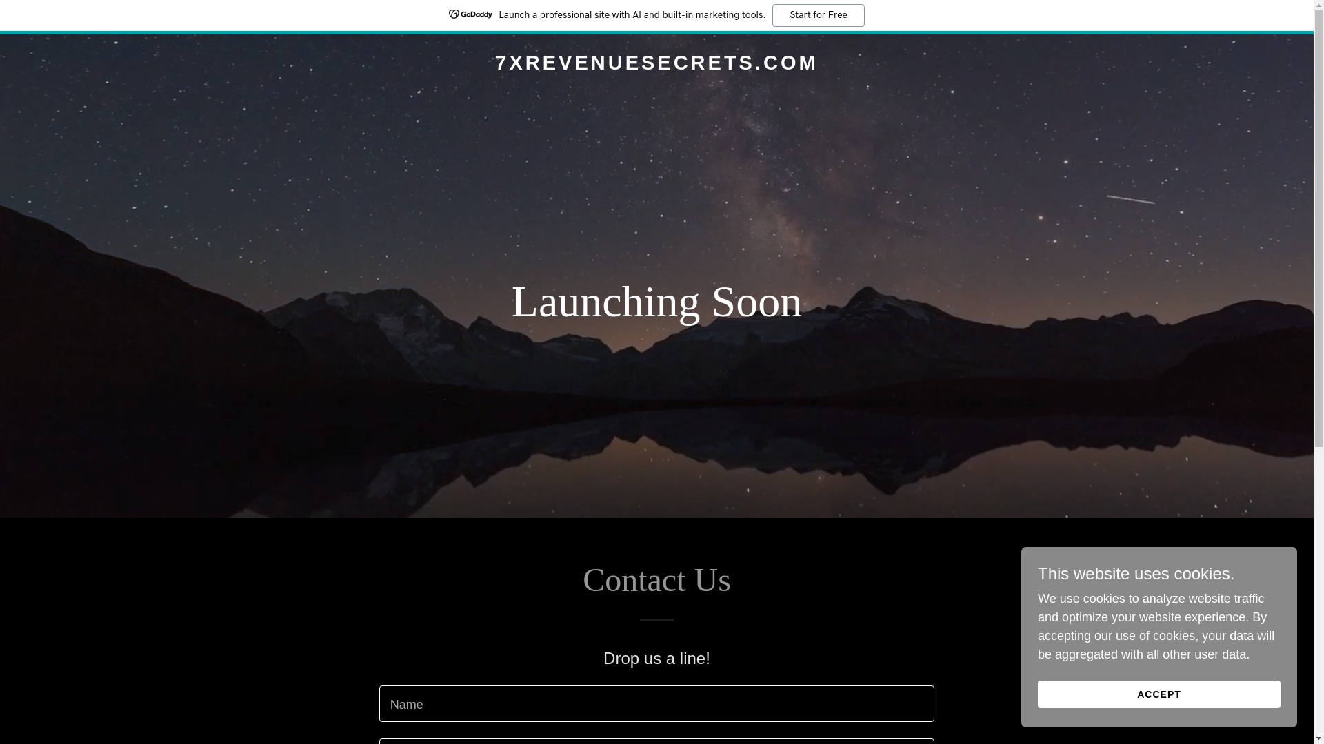 website screenshot of https://7xrevenuesecrets.com/