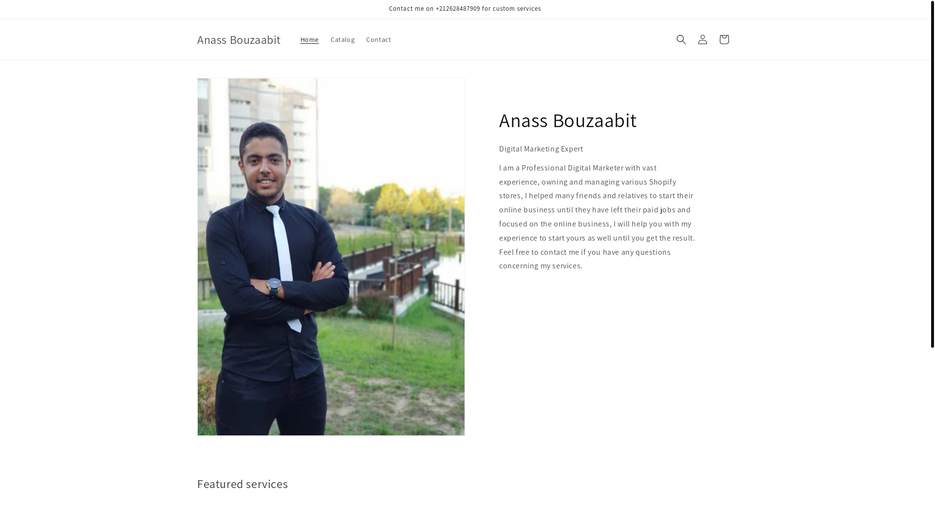 website screenshot of https://anassbouzaabit.xyz/