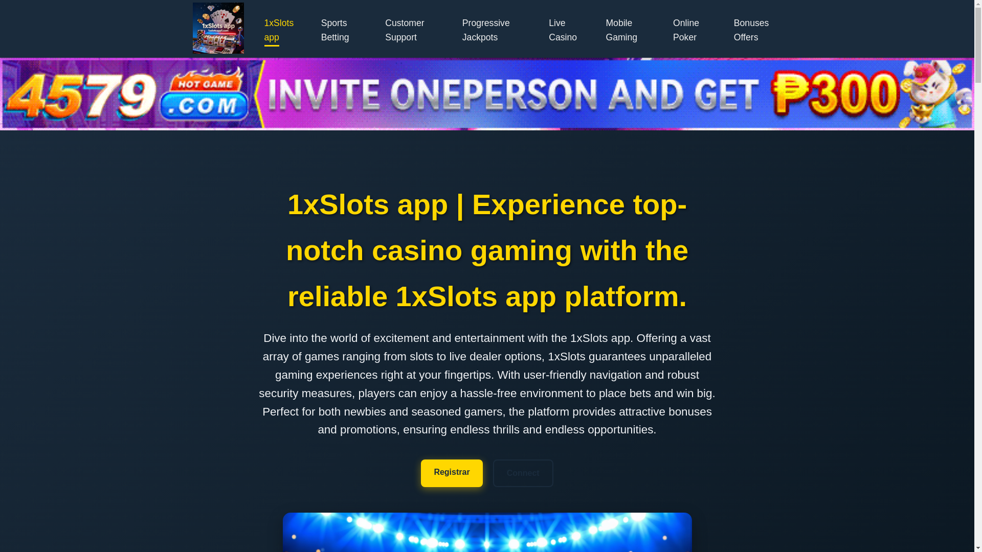 website screenshot of https://1xslotsapp1.com/