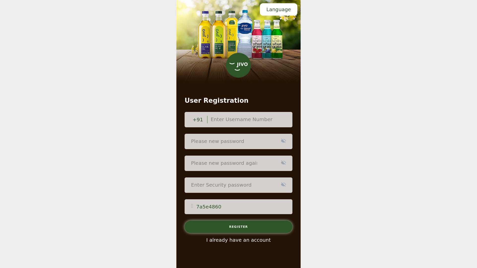 website screenshot of https://www.bflc007.com/h5/#/pages/login/reset?inviteCode=7a5e4860
