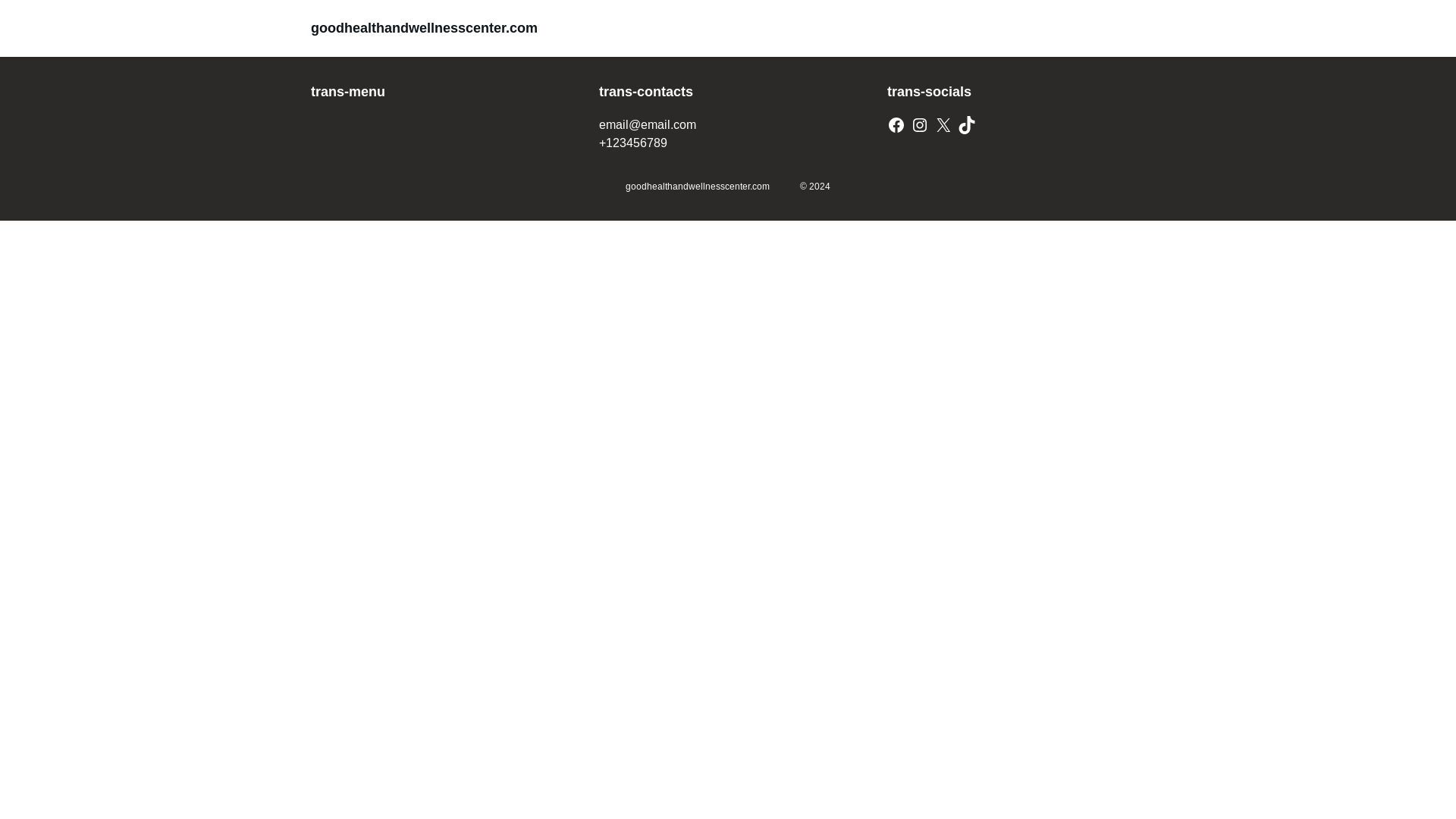 website screenshot of https://goodhealthandwellnesscenter.com/