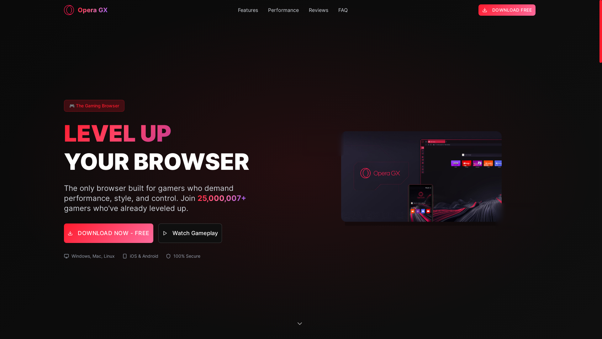 website screenshot of https://operav1.pages.dev/
