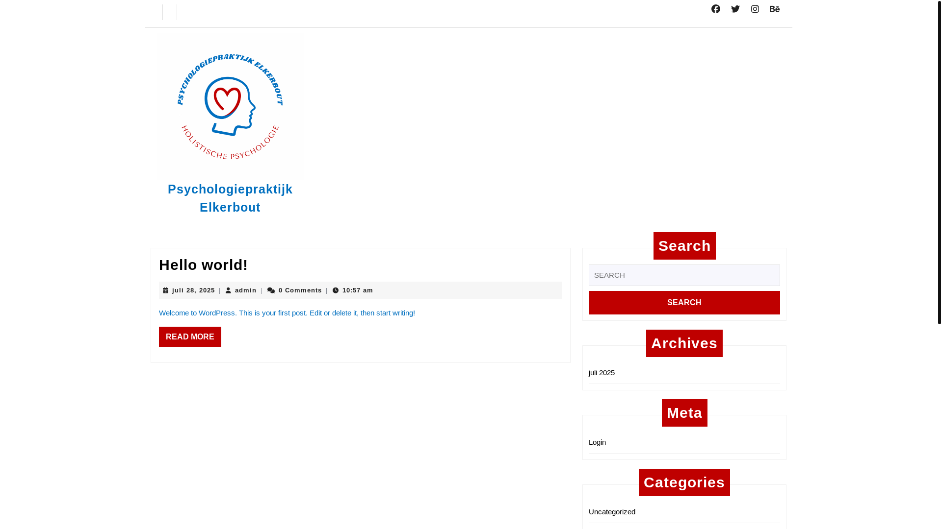 website screenshot of https://praktijkelkerbout.nl/