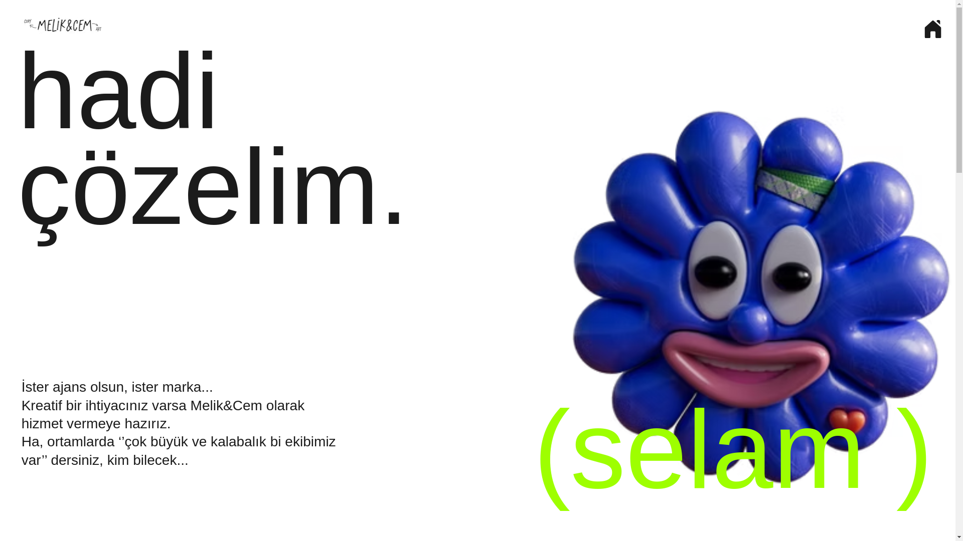 website screenshot of https://melikvecem.com/