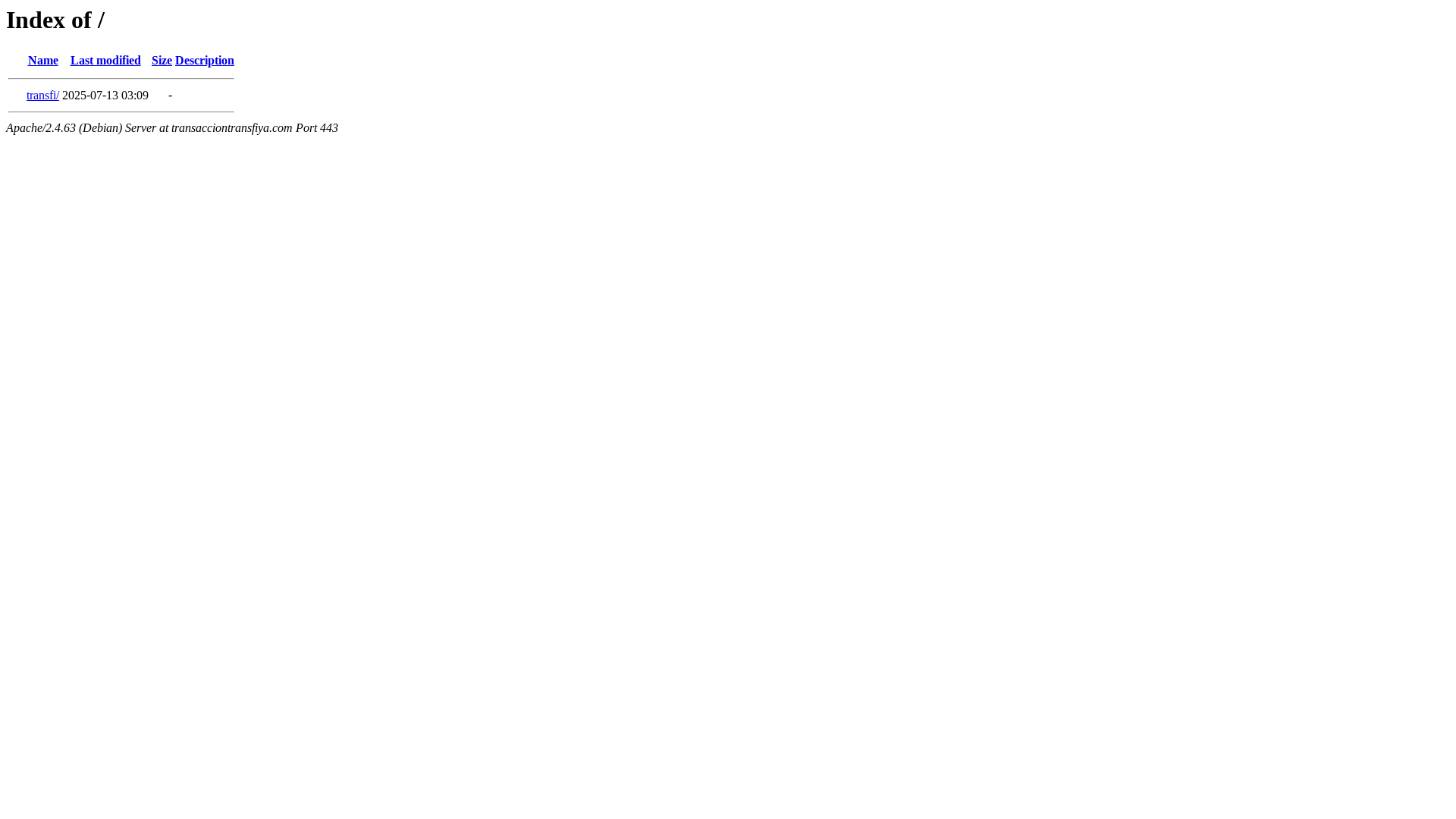 website screenshot of https://transacciontransfiya.com/