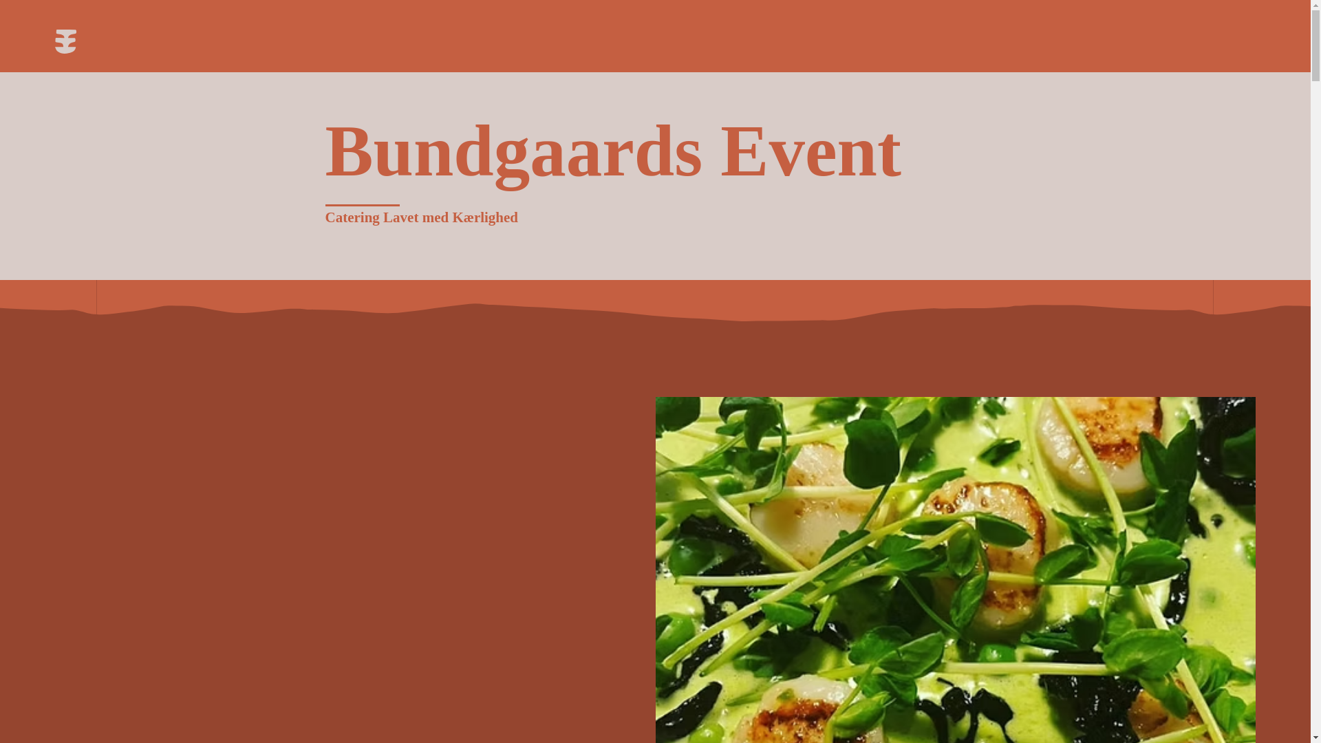 website screenshot of https://bundgaardscatering.com/