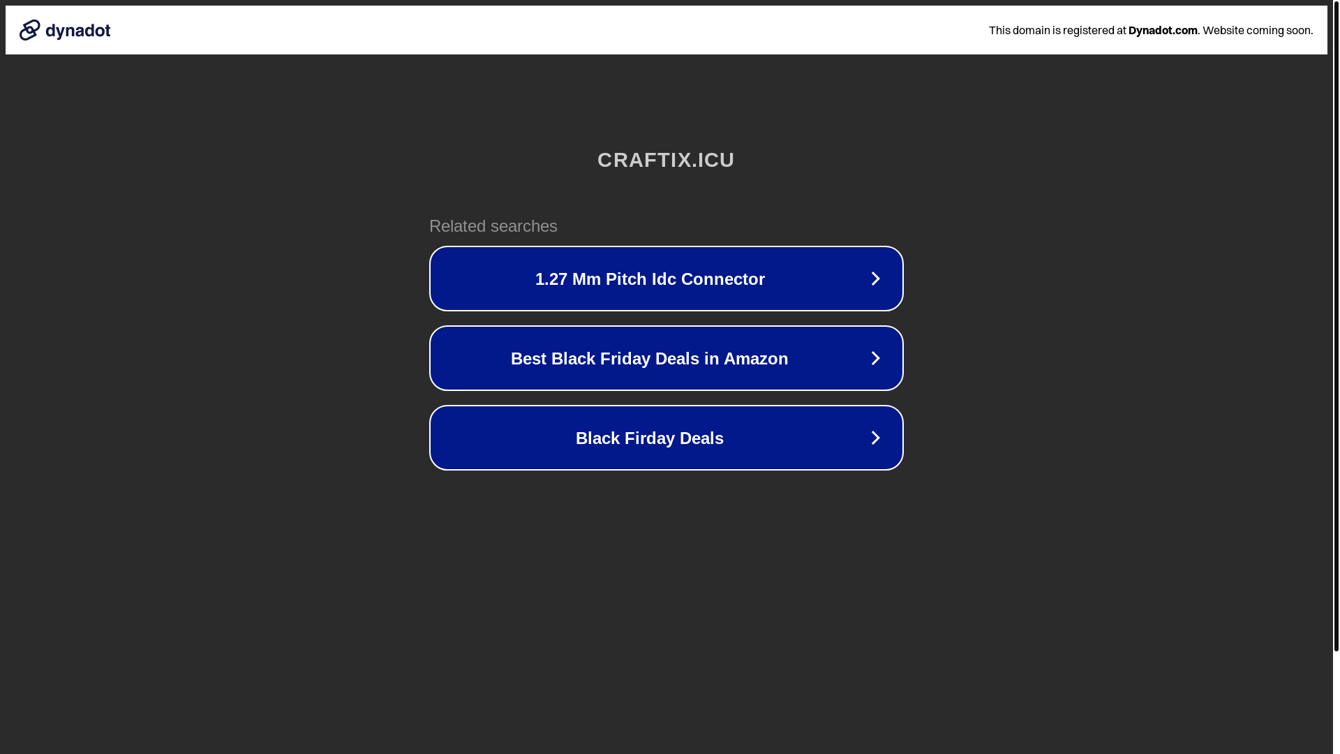 website screenshot of https://craftix.icu/