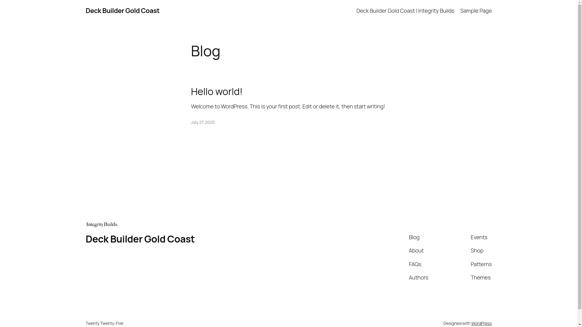 website screenshot of https://deckbuildergoldcoast.au/