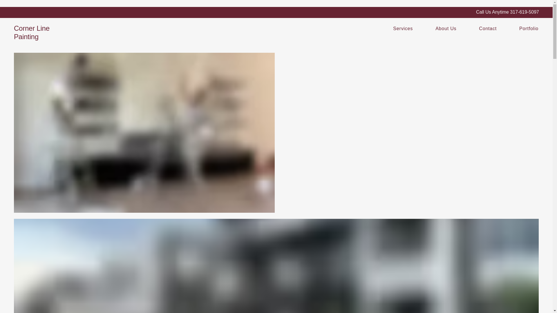 website screenshot of https://cornerlinepainting.com/