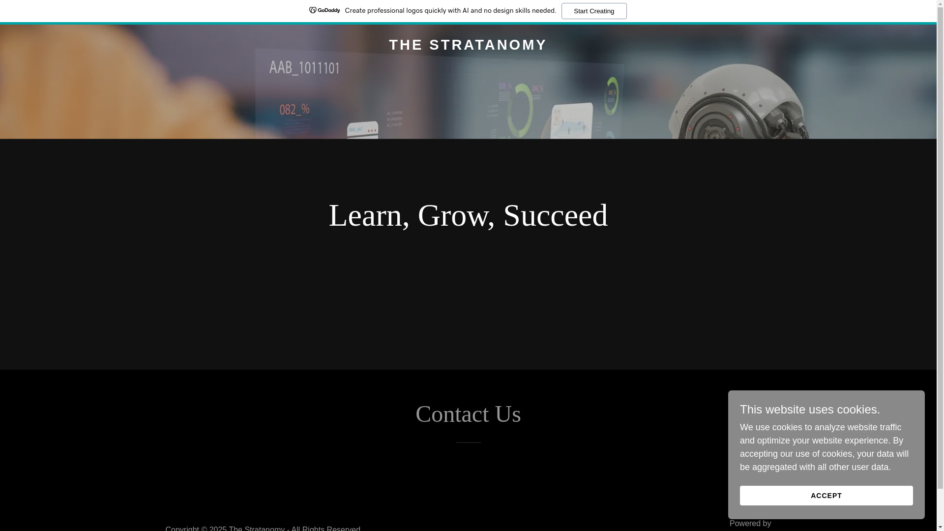 website screenshot of https://thestratanomy.com/