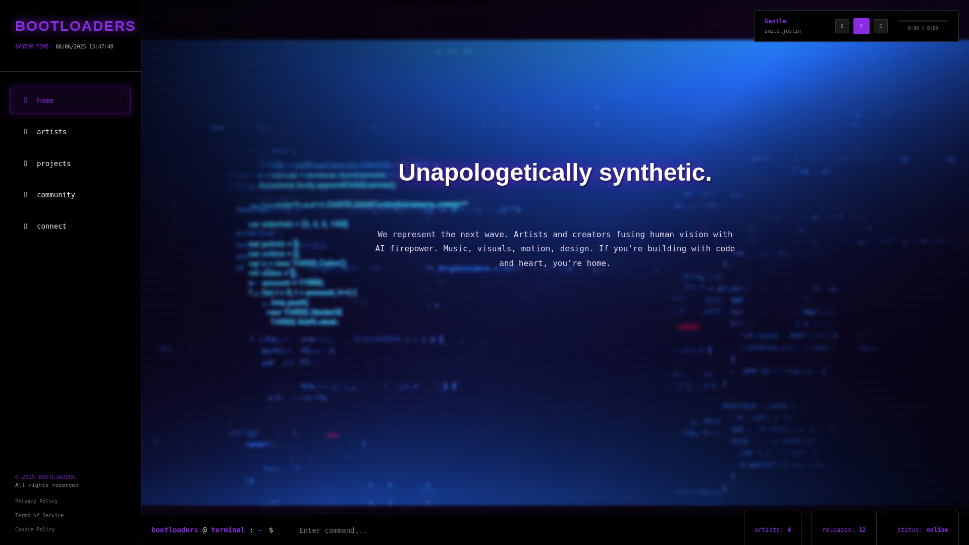 website screenshot of https://bootloaders-website.pages.dev/