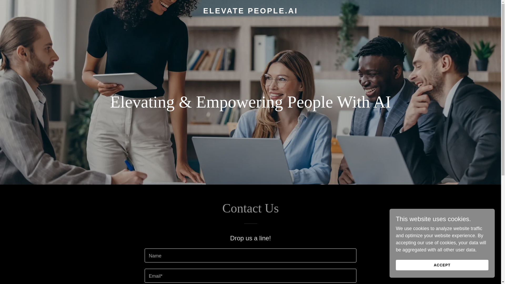 website screenshot of https://elevatepeople.ai/