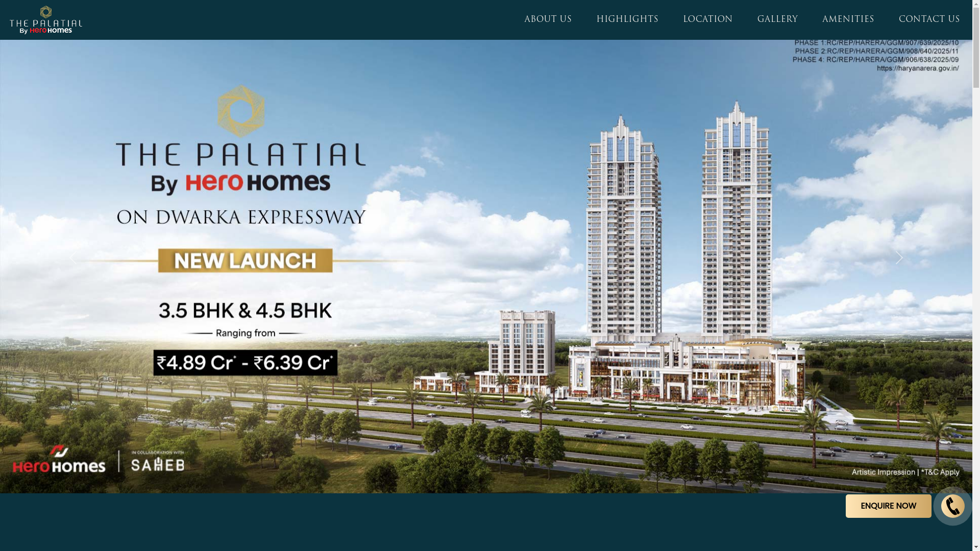 website screenshot of https://herohomesthepalatial-internal.pages.dev/