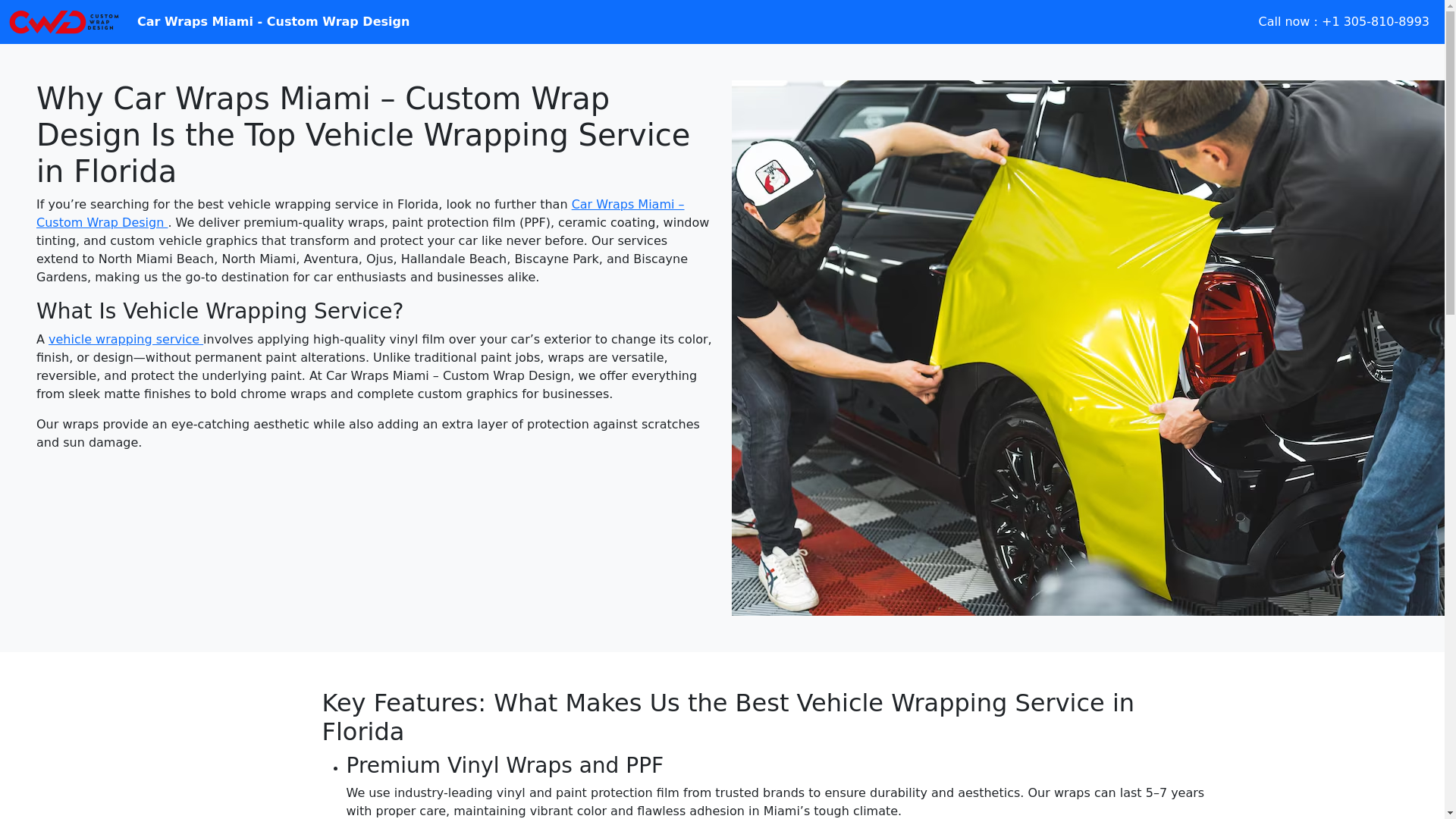 website screenshot of https://whycarwrapsmiamicustomwrapdesignisthetopvehiclewrappingse.pages.dev/