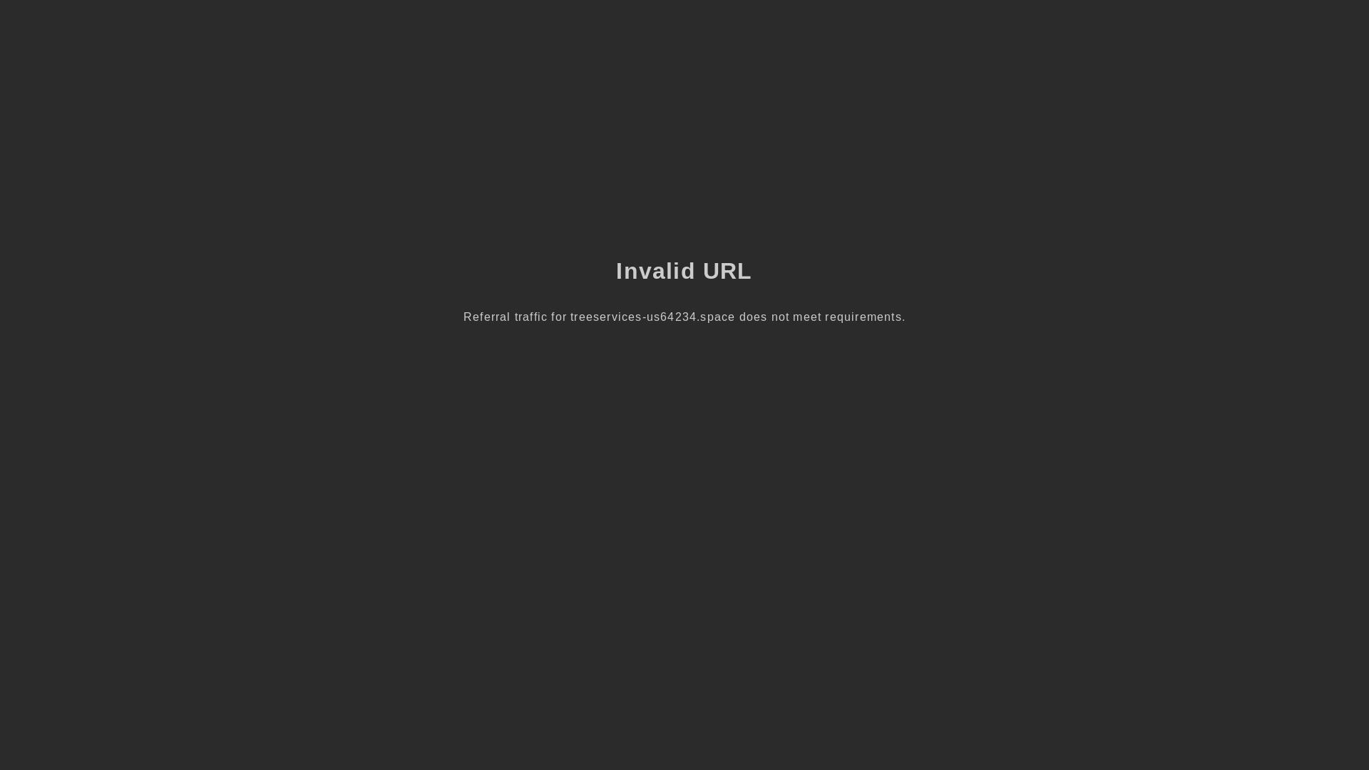 website screenshot of https://treeservices-us64234.space/