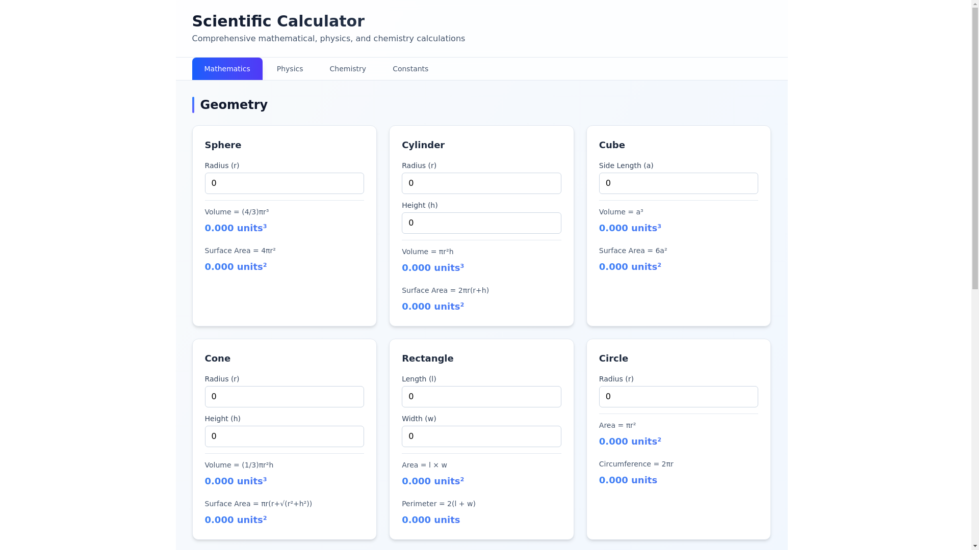 website screenshot of https://calculatingsheet.site/