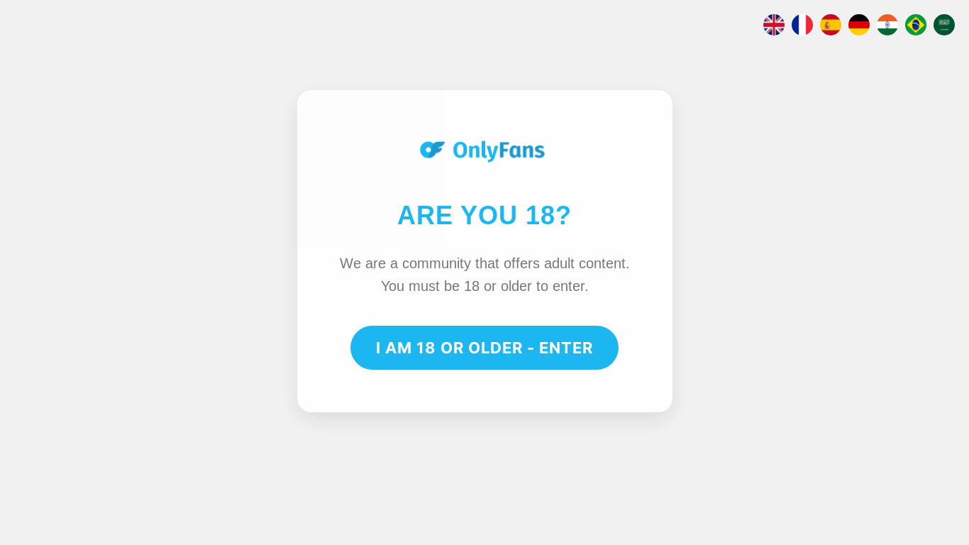 website screenshot of https://only-fans.me/Estrella