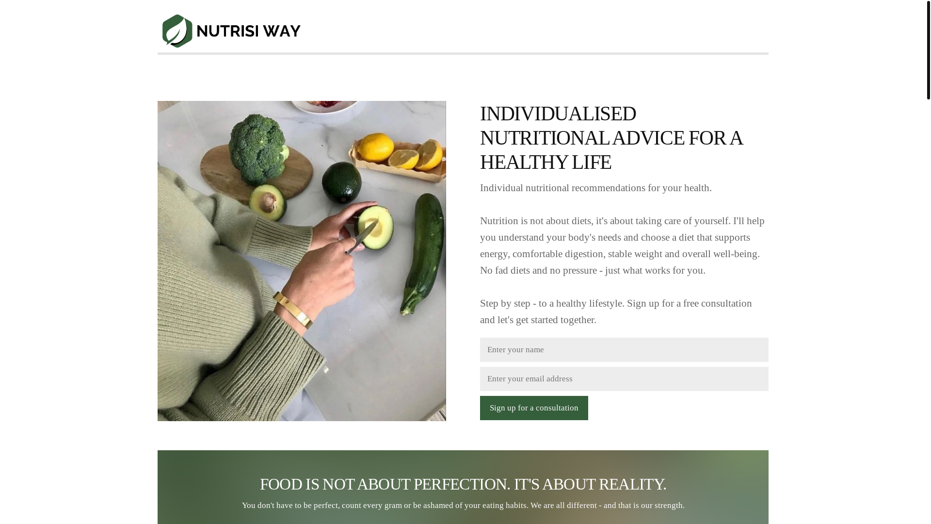 website screenshot of https://nutrisiwaynu.info/