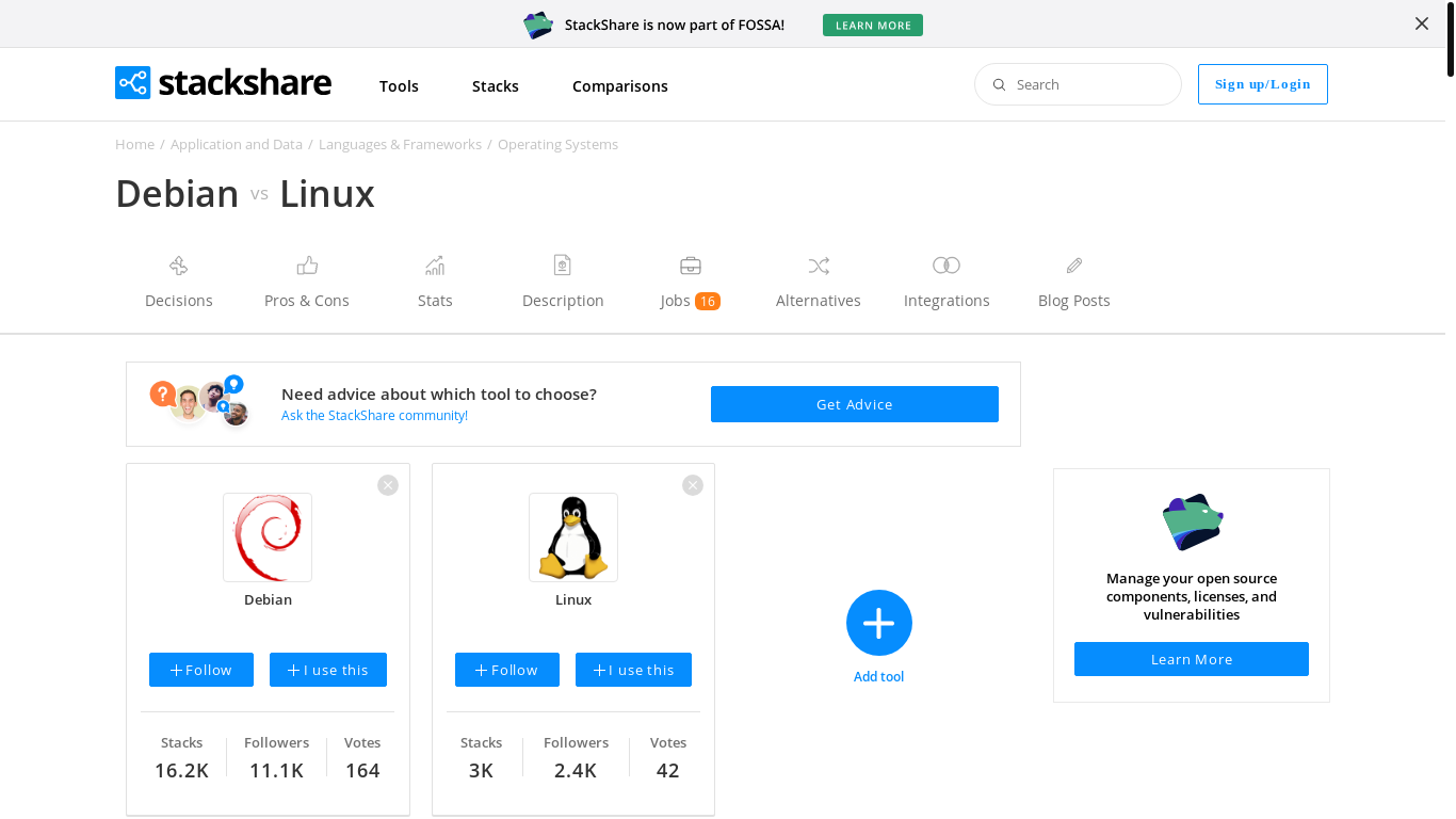 website screenshot of https://www.bing.com/ck/a?!&&p=49bc43f0cc3f0e2844ed4d56cb20ce6383748a84371dac88e7ffc46e2ed773bfJmltdHM9MTc1MDI5MTIwMA&ptn=3&ver=2&hsh=4&fclid=3c98e05c-2743-65ac-39e4-f65826c8641f&psq=debian+vs+linux&u=a1aHR0cHM6Ly9zdGFja3NoYXJlLmlvL3N0YWNrdXBzL2RlYmlhbi12cy1saW51eA&ntb=1