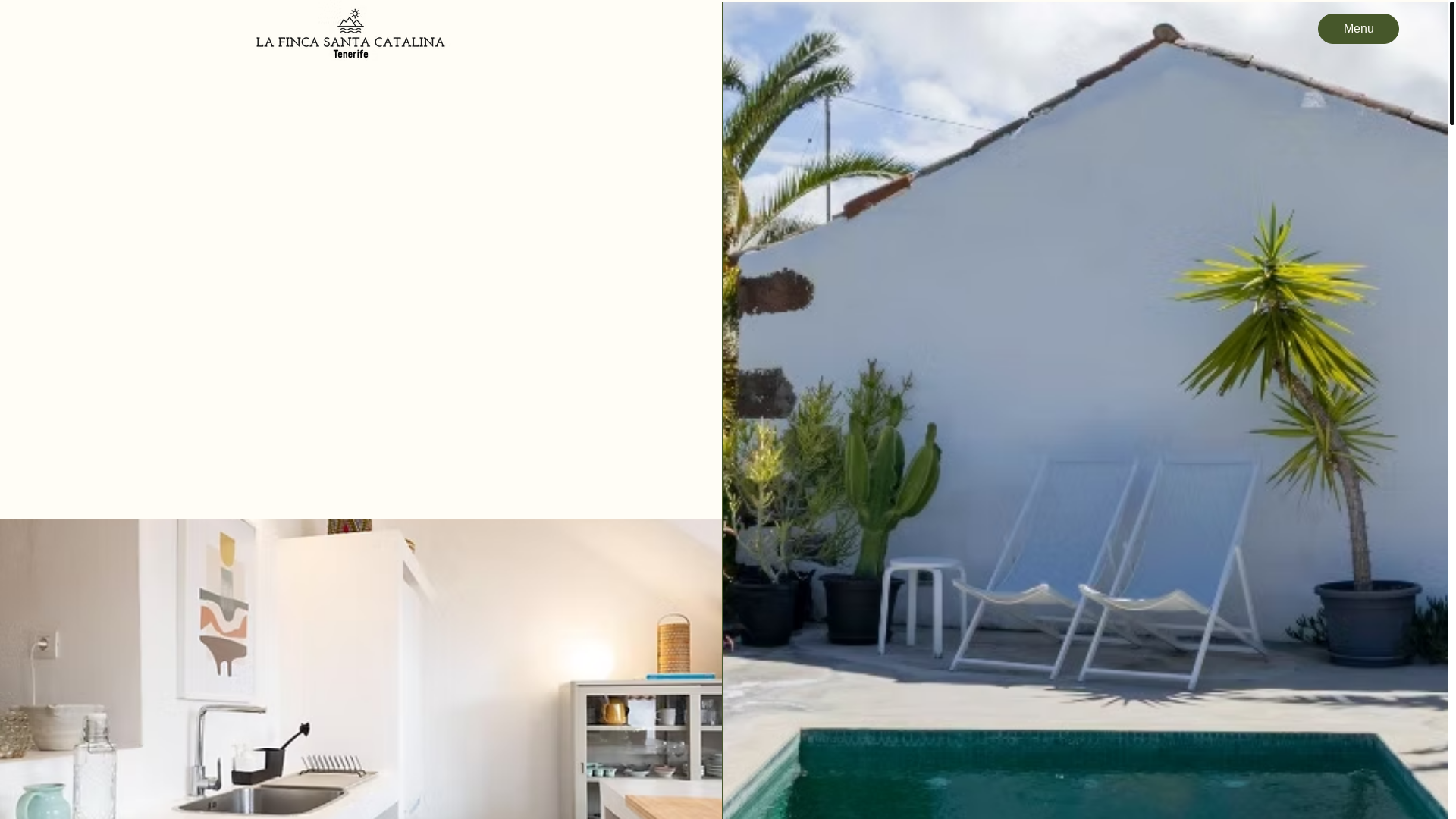 website screenshot of https://lafincasantacatalina.com/