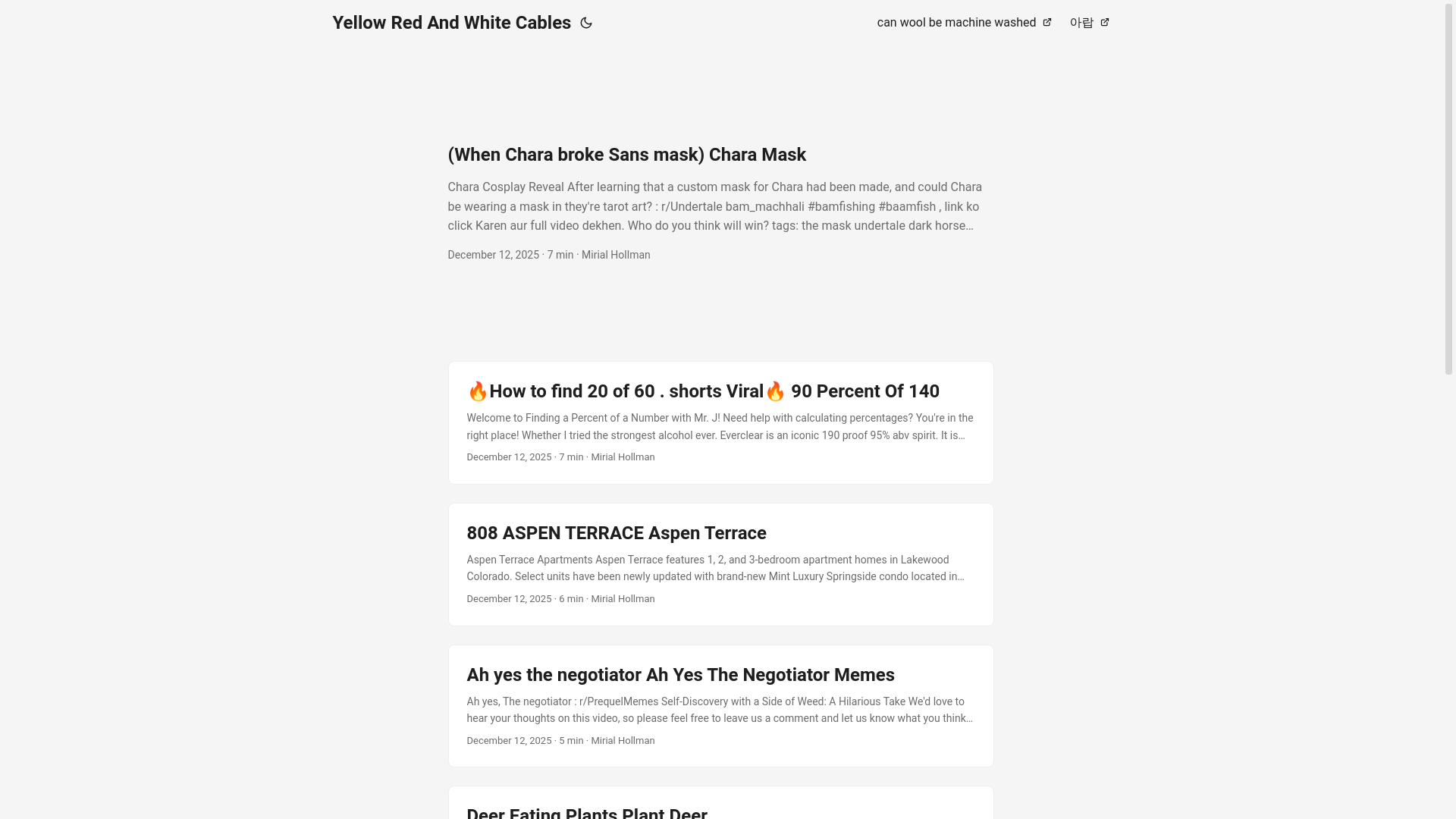 website screenshot of https://yellowredandwhitecables.pages.dev/