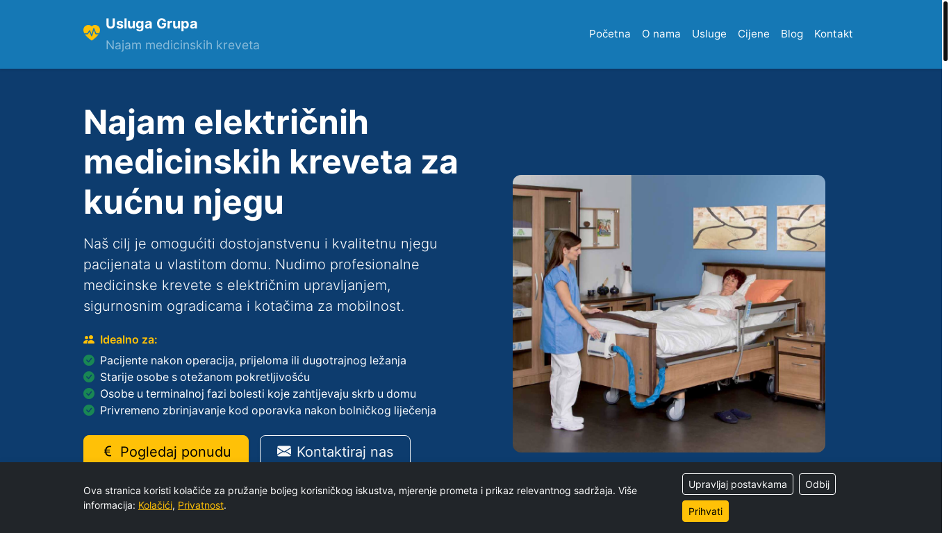 website screenshot of https://najamkreveta.com.hr/