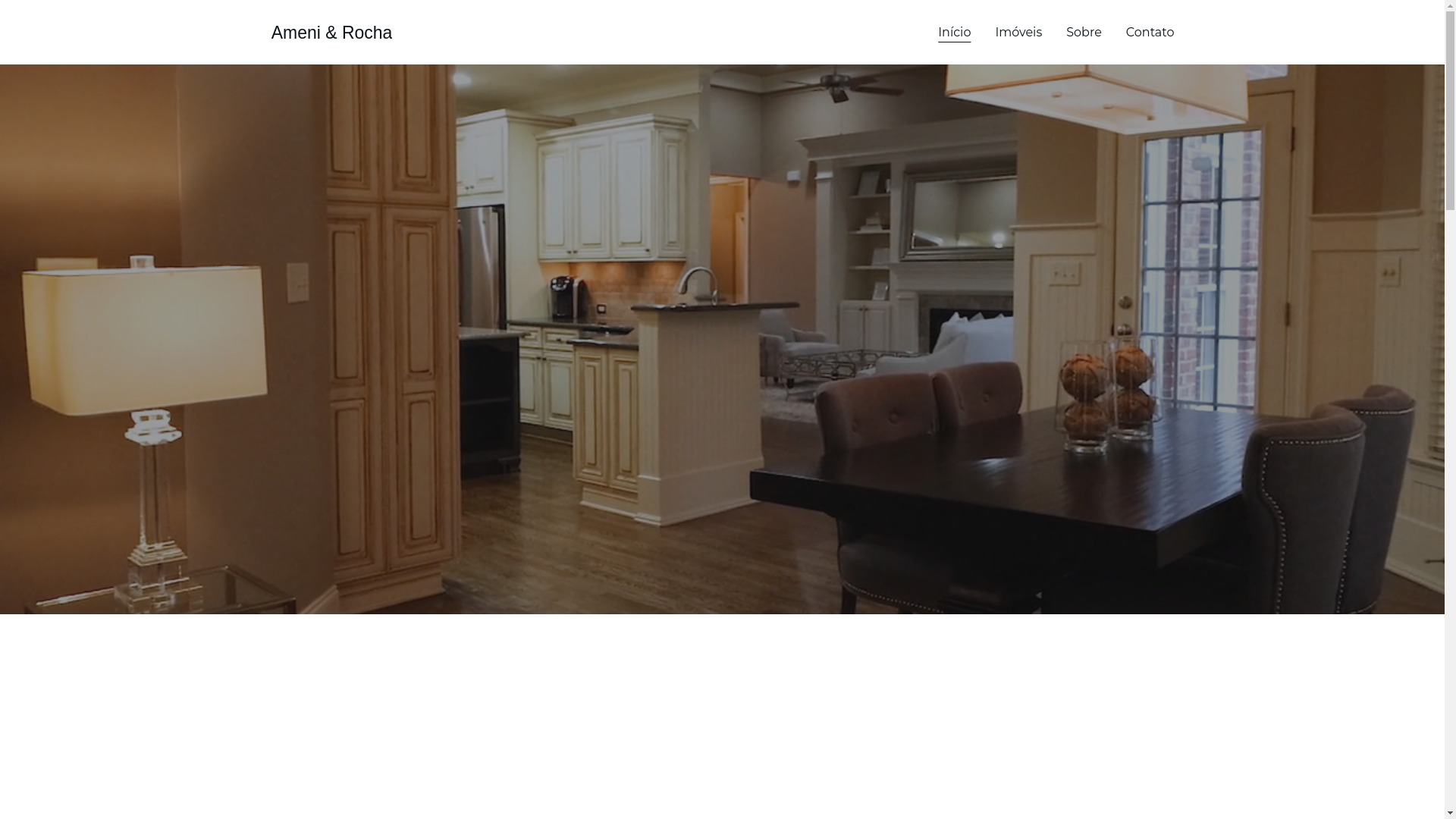 website screenshot of https://amenierocha.com.br/