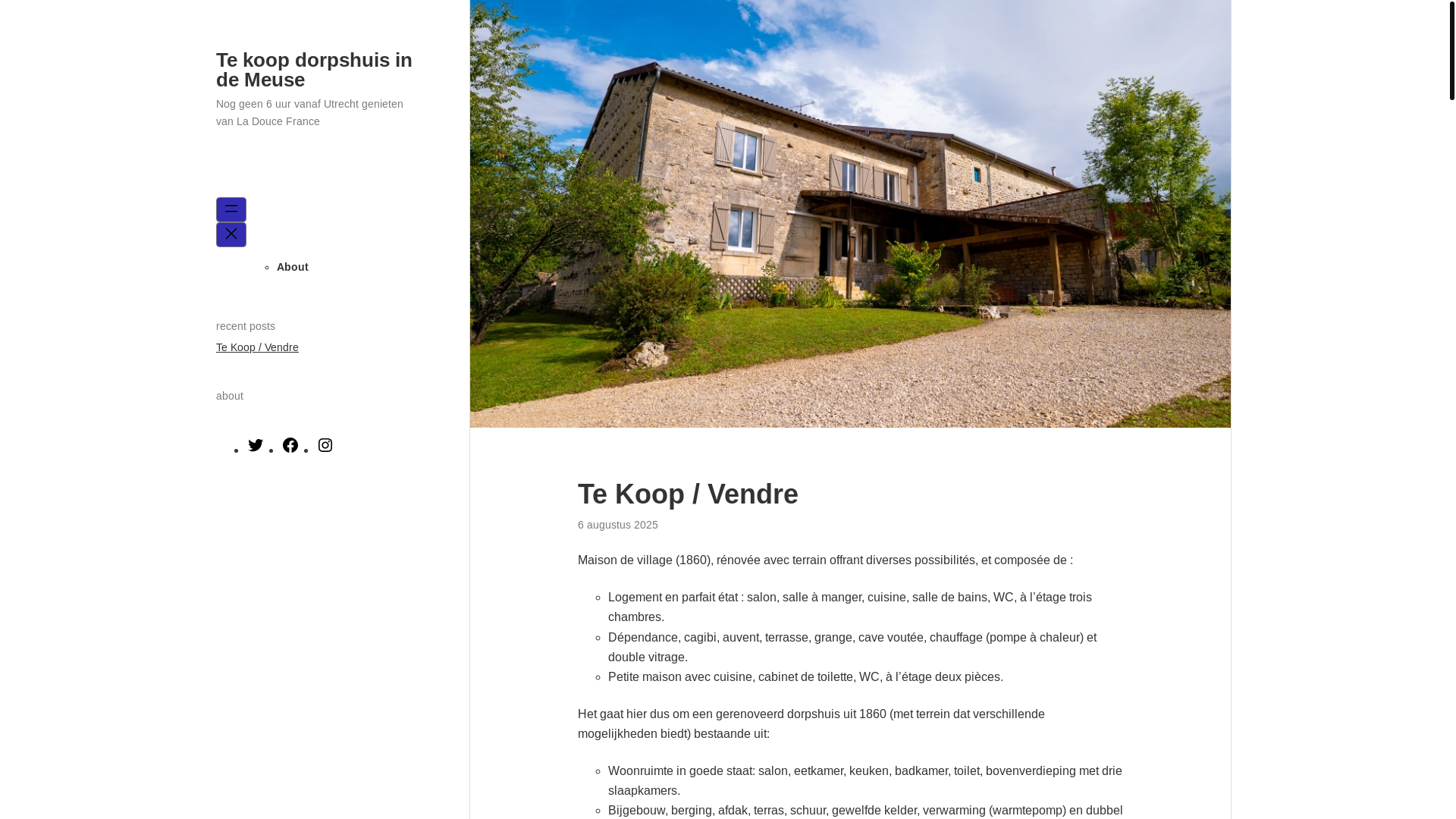 website screenshot of https://vendrerue4freresbonn.fr/