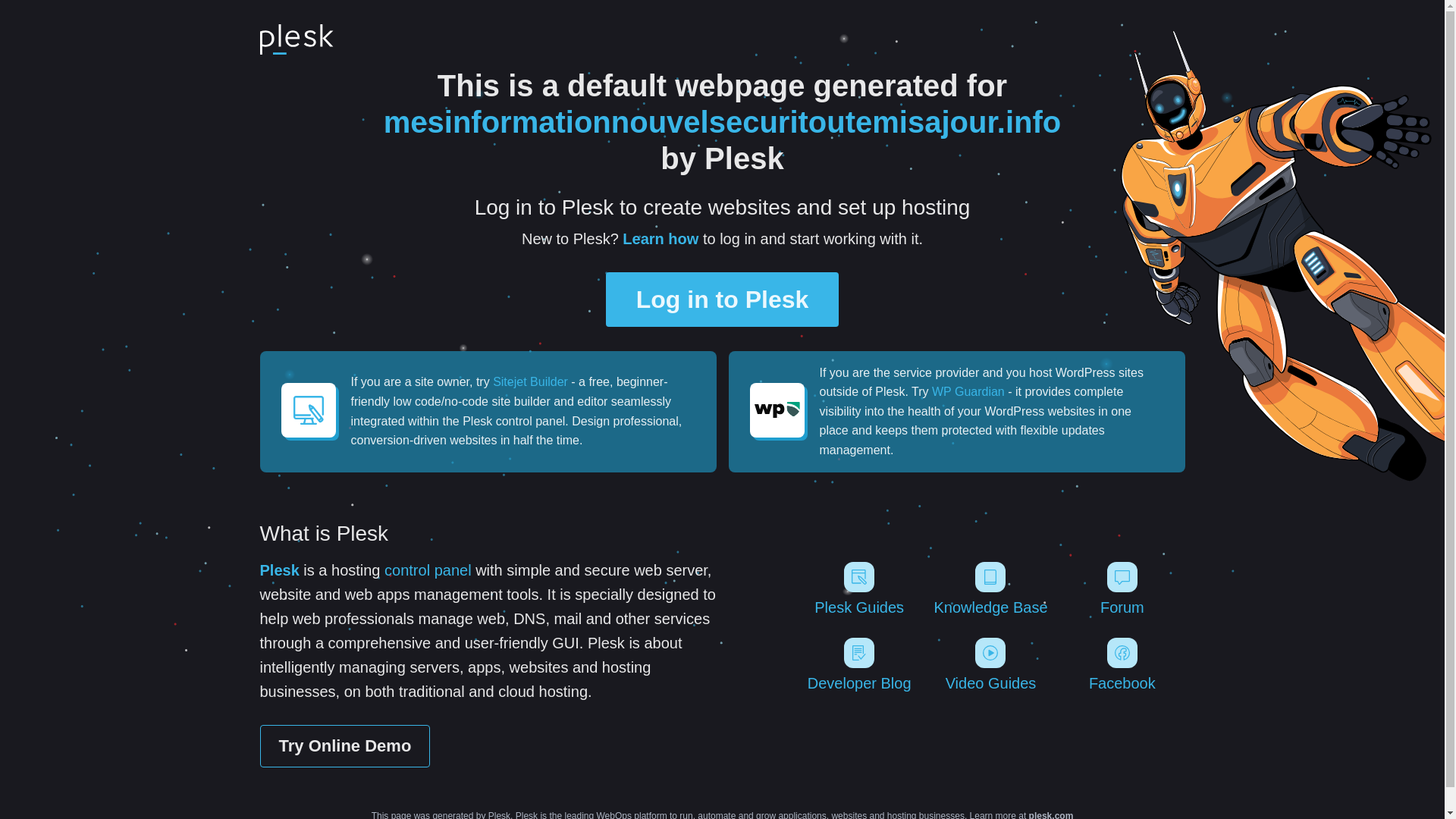 website screenshot of https://mesinformationnouvelsecuritoutemisajour.info/