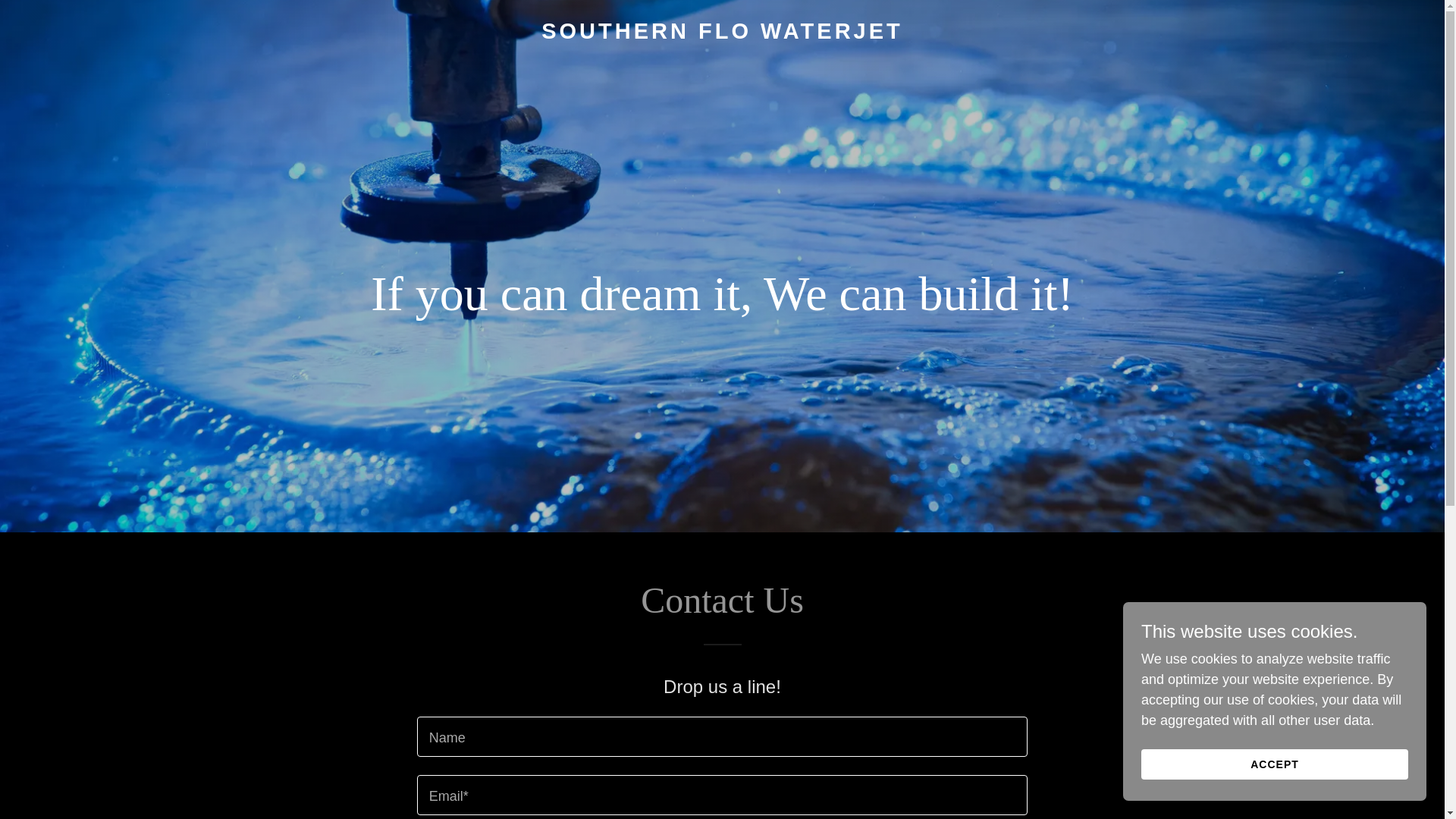 website screenshot of https://southernflowaterjet.com/