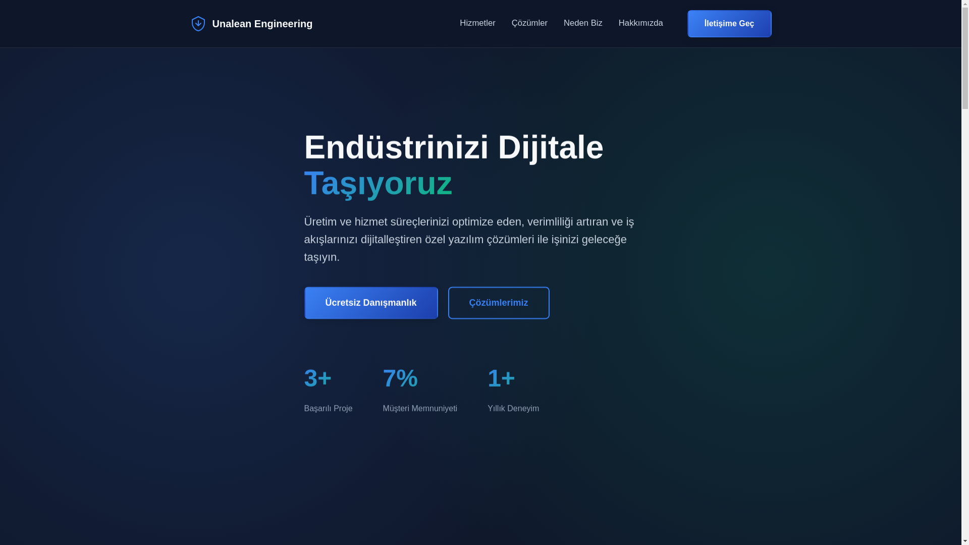 website screenshot of https://unalean.com.tr/